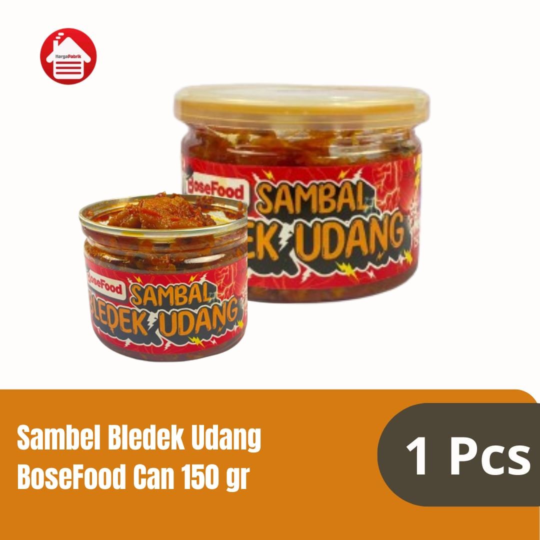Sambal Bledek Udang BoseFood  Can 150 gr